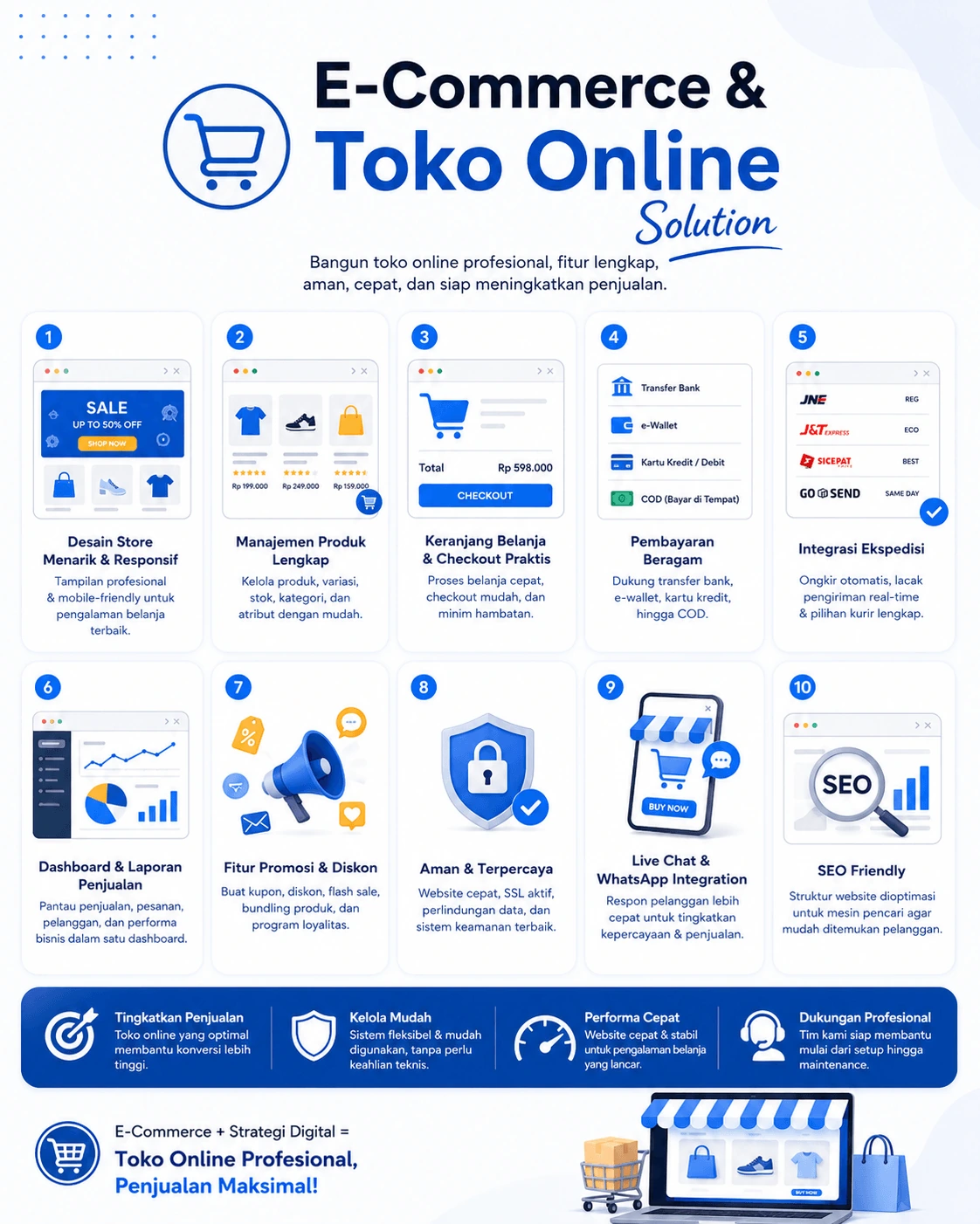Keunggulan Website Toko Online Sendiri