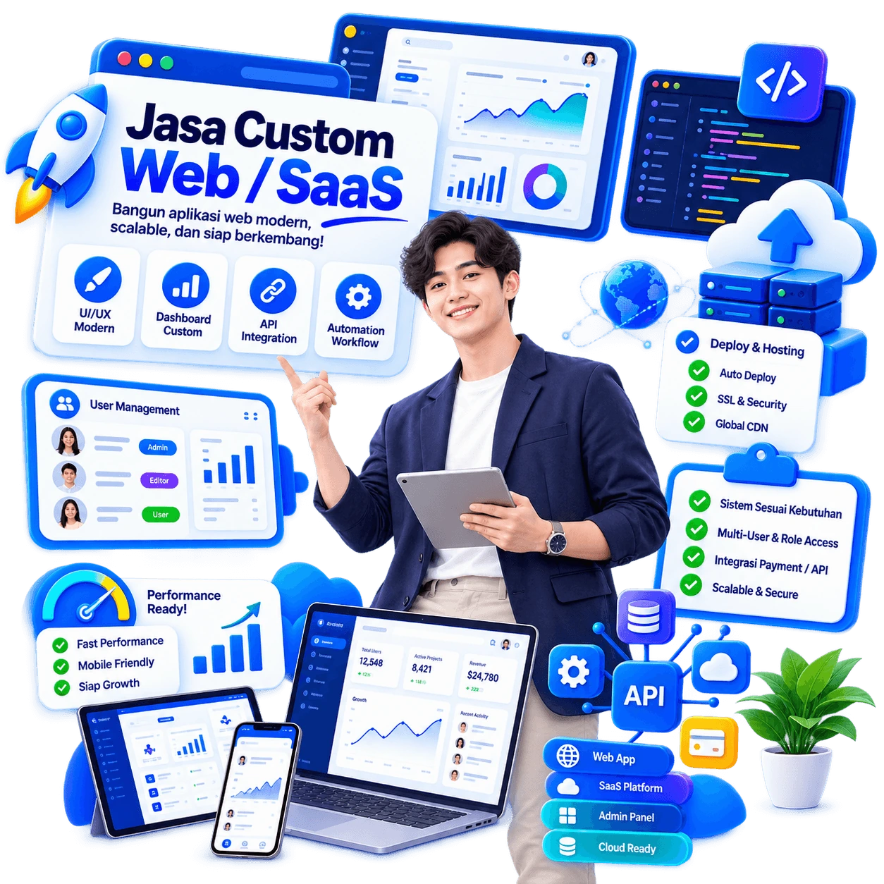 Visual Desain Web Modern